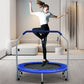 101cm Foldable Trampoline with 4-Level Adjustable Handle for Adults-Blue