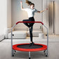 101cm Foldable Trampoline with 4-Level Adjustable Handle for Adults-Blue