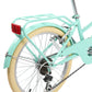 Glerc 24 Inch Beach Cruiser Hybrid Kids Bike (with Rear Rack) - Missy