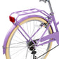 Glerc 24 Inch Beach Cruiser Hybrid Kids Bike (with Rear Rack) - Missy