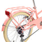 Glerc 24 Inch Beach Cruiser Hybrid Kids Bike (with Rear Rack) - Missy