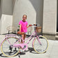 Glerc 24 Inch Beach Cruiser Hybrid Kids Bike (with Rear Rack) - Missy