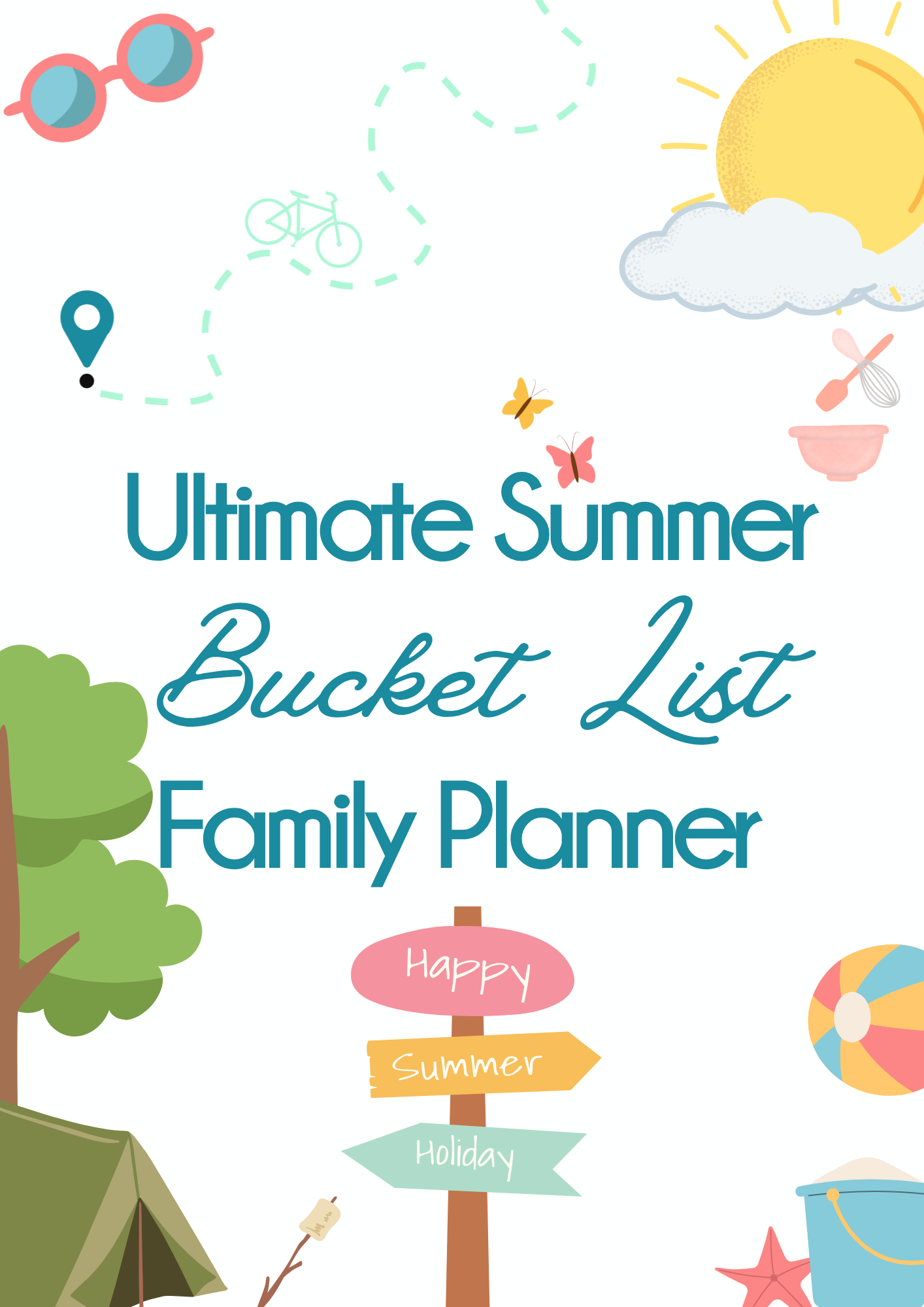 Ultimate Summer Bucket List Family Planner Printable